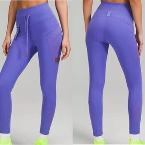 NWT Lululemon Cargo Super-High-Rise Hiking Tight 25" Size 4 CHAI CHARGED…